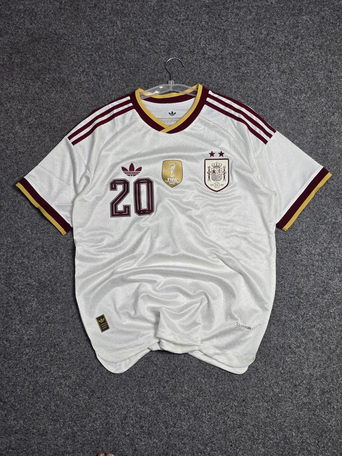 (PEDRI) SPAIN AWAY WORLD CUP 2026 WINNER (2 STAR) JERSEY