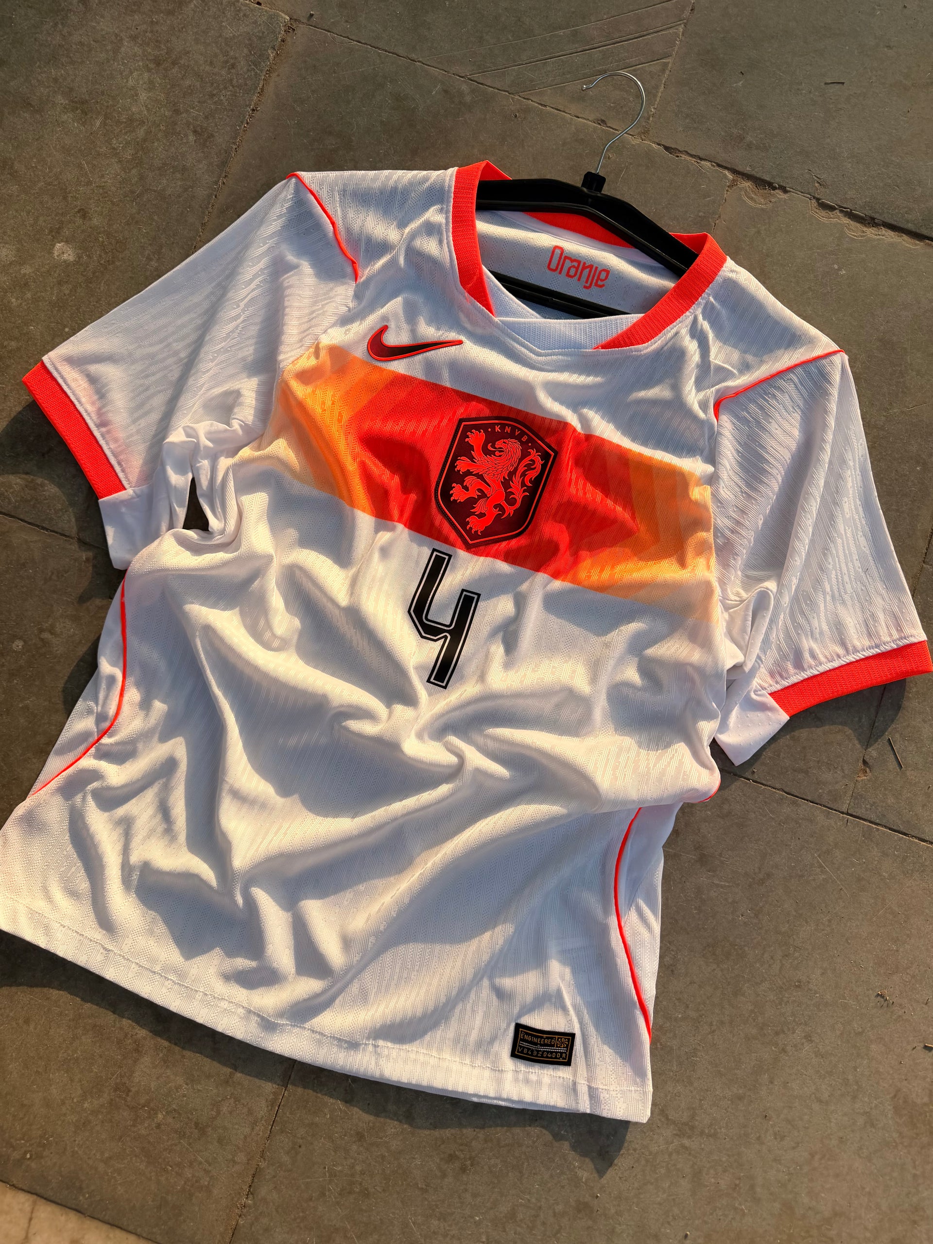 Netherlands Virgil van Dijk Away Jersey 2026 Player Edition
