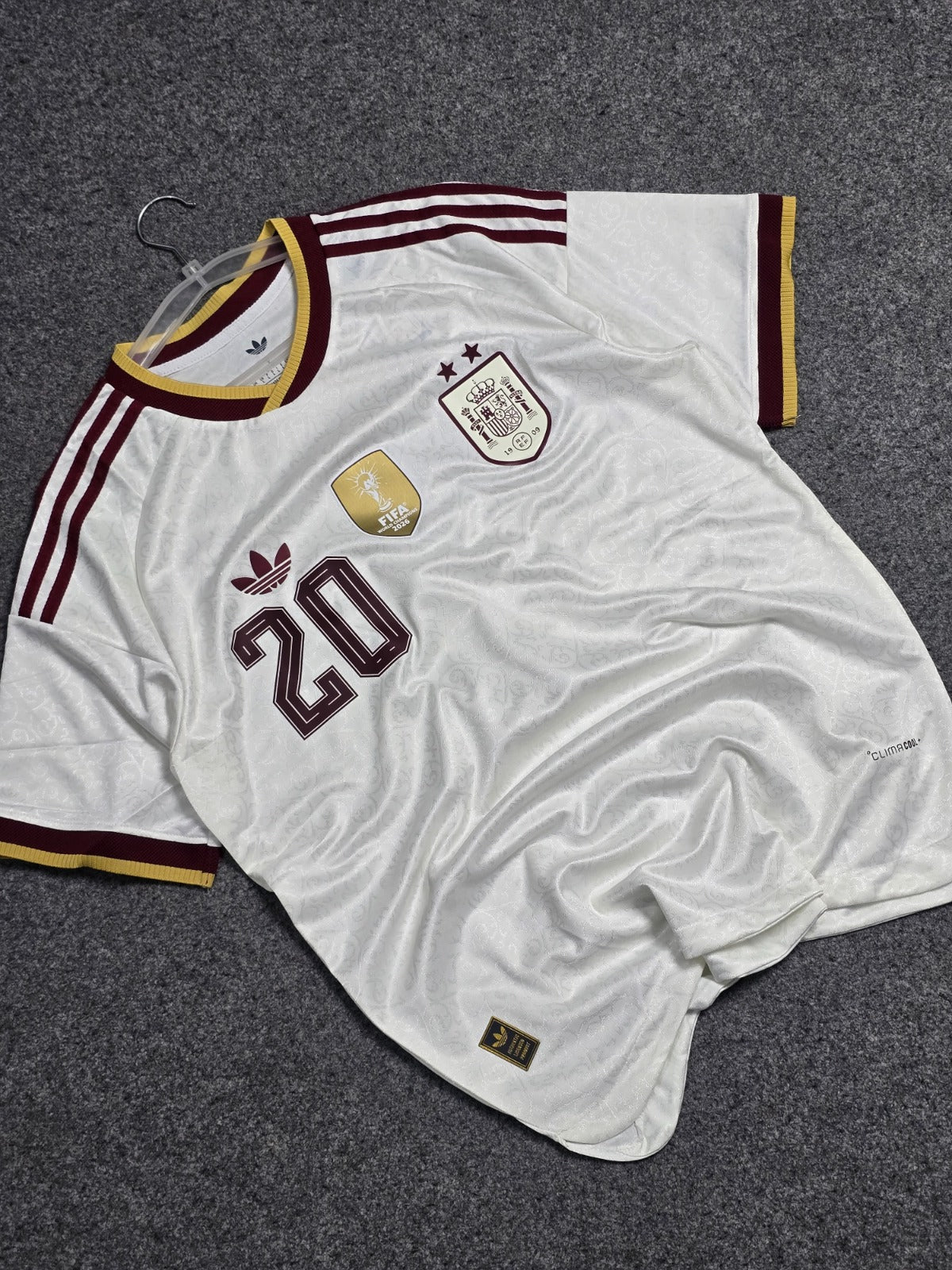 (PEDRI) SPAIN AWAY WORLD CUP 2026 WINNER (2 STAR) JERSEY