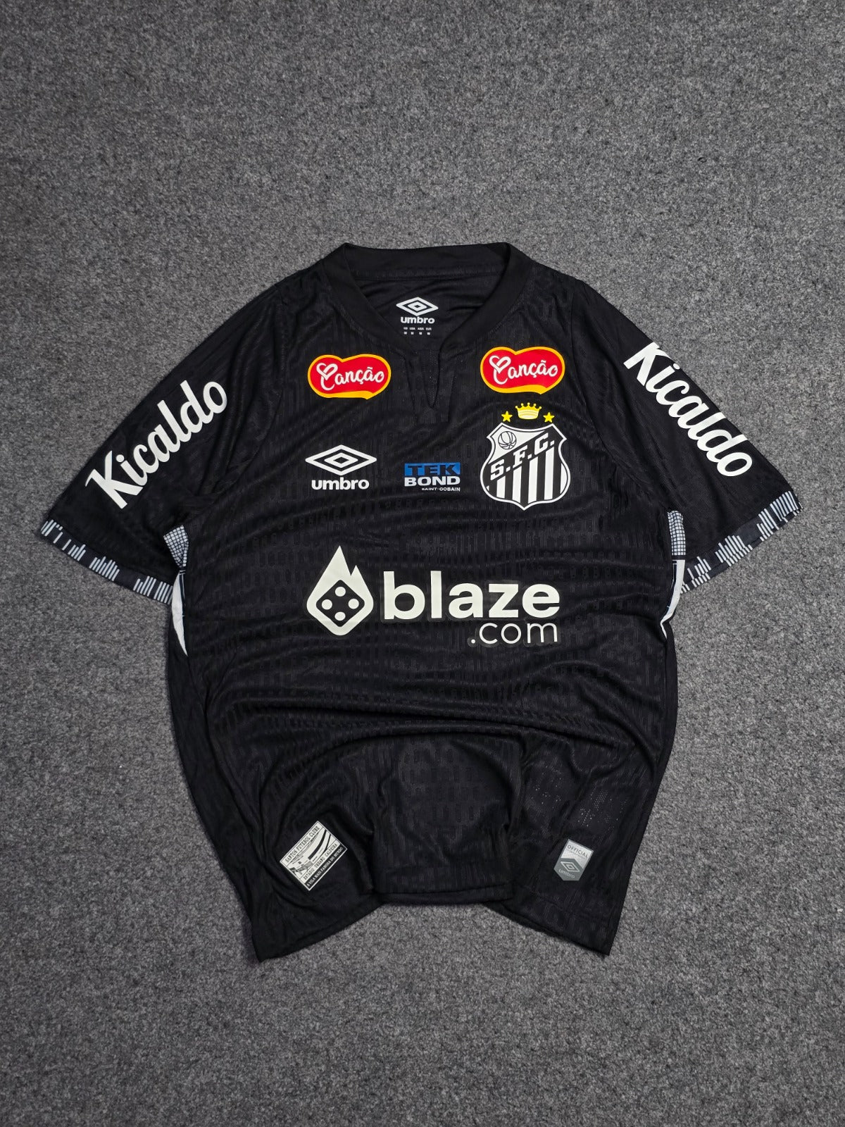 NEYMAR SANTOS BLACK PLAYER VERSION JERSEY