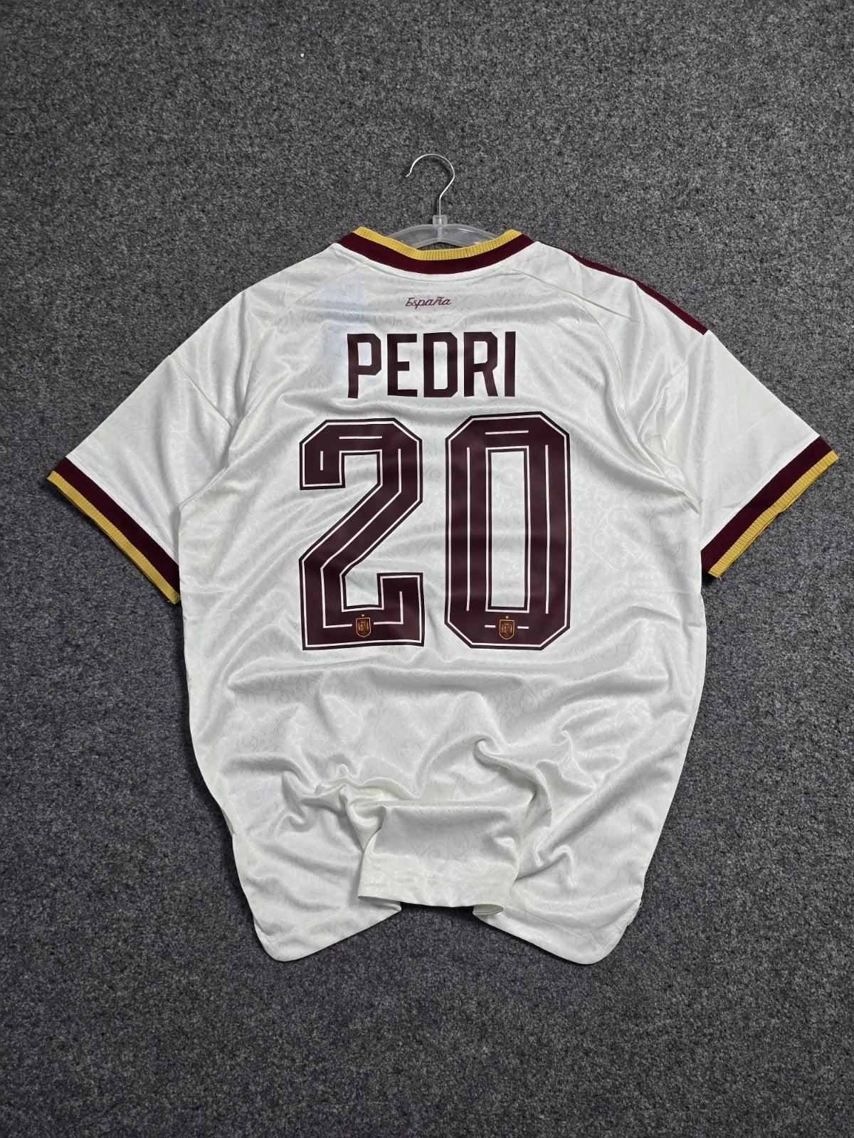 (PEDRI) SPAIN AWAY WORLD CUP 2026 WINNER (2 STAR) JERSEY