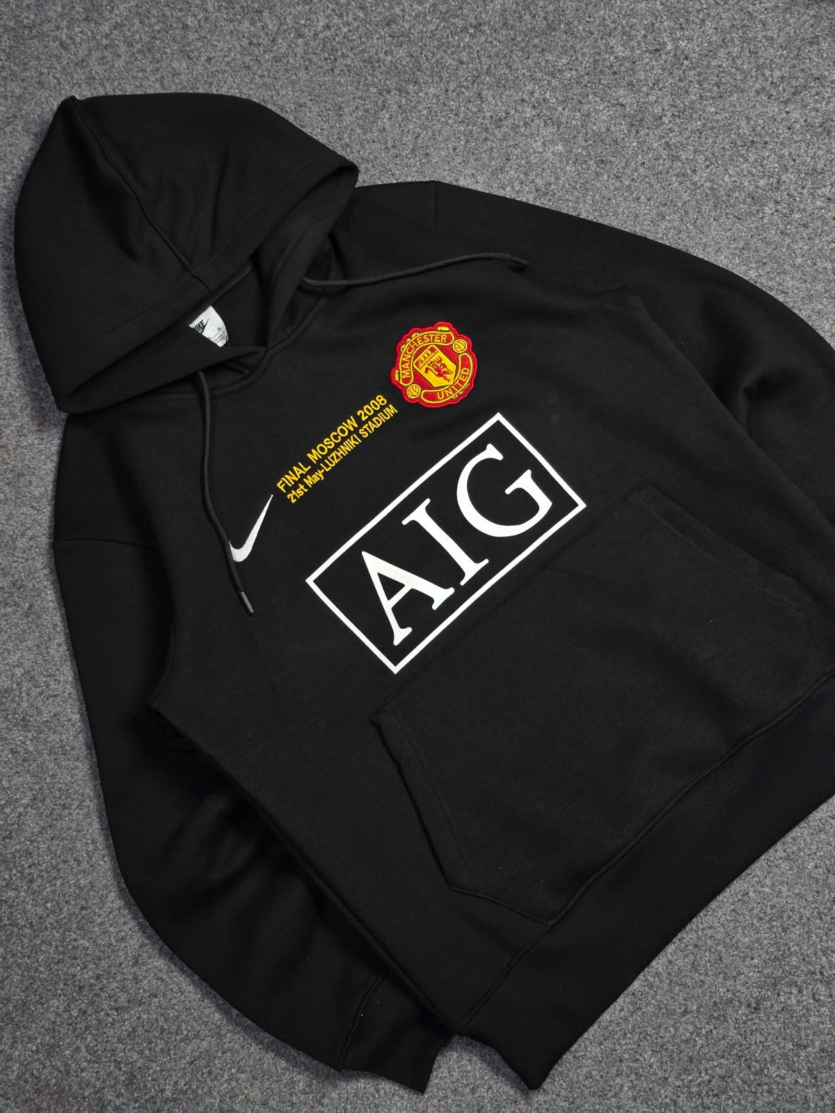 MAN UNITED 2008 HOODIE (PLAIN) AWAY