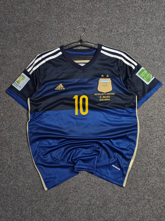 ARGENTINA 2014 AWAY MESSI FINAL JERSEY