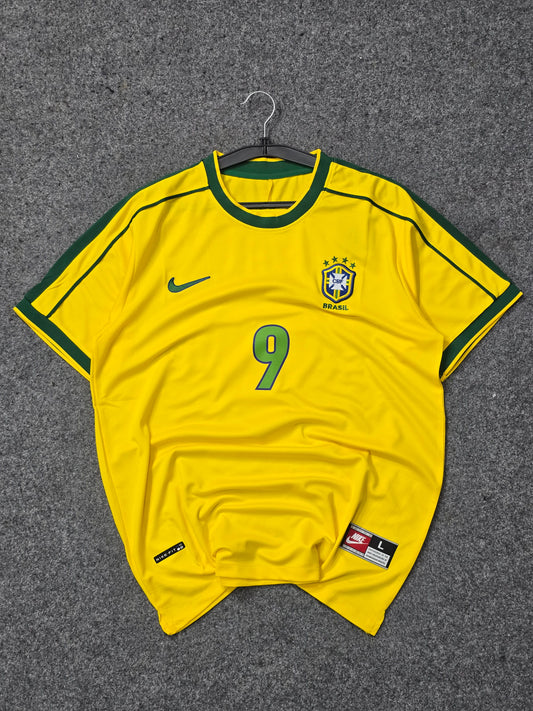 BRAZIL 1998 HOME (RONALDO 9)