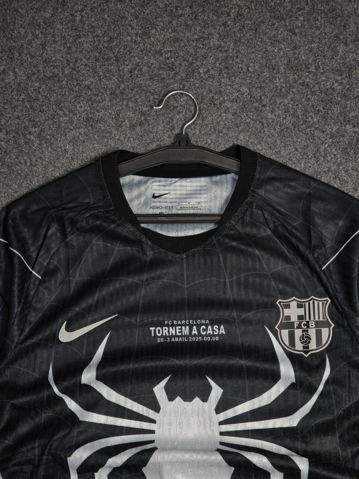 FCB SPIDY SPECIAL JERSEY (BLACK) EDITION