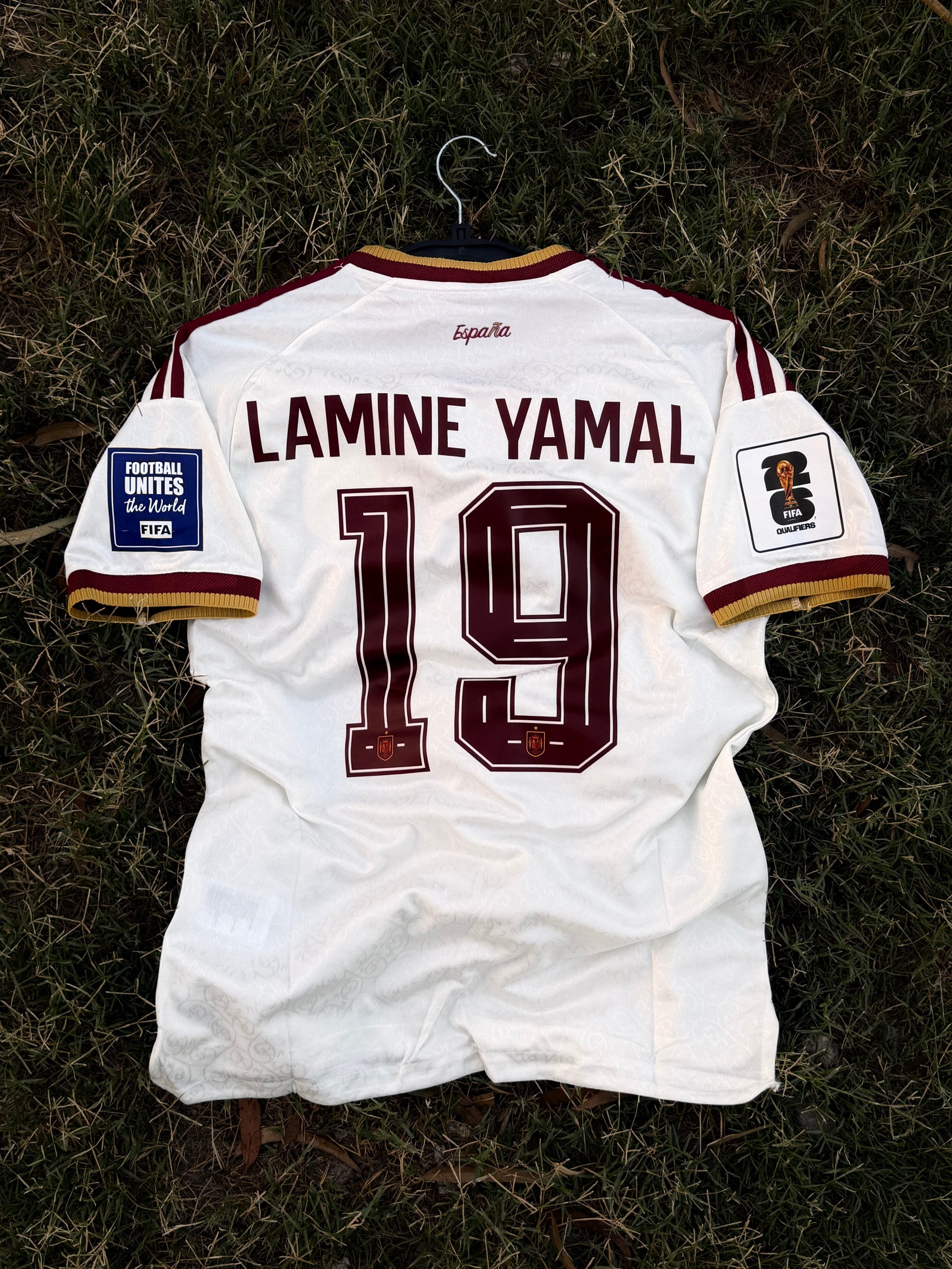SPAIN AWAY LAMINE YAMAL PLAYER EDITION JERSEY