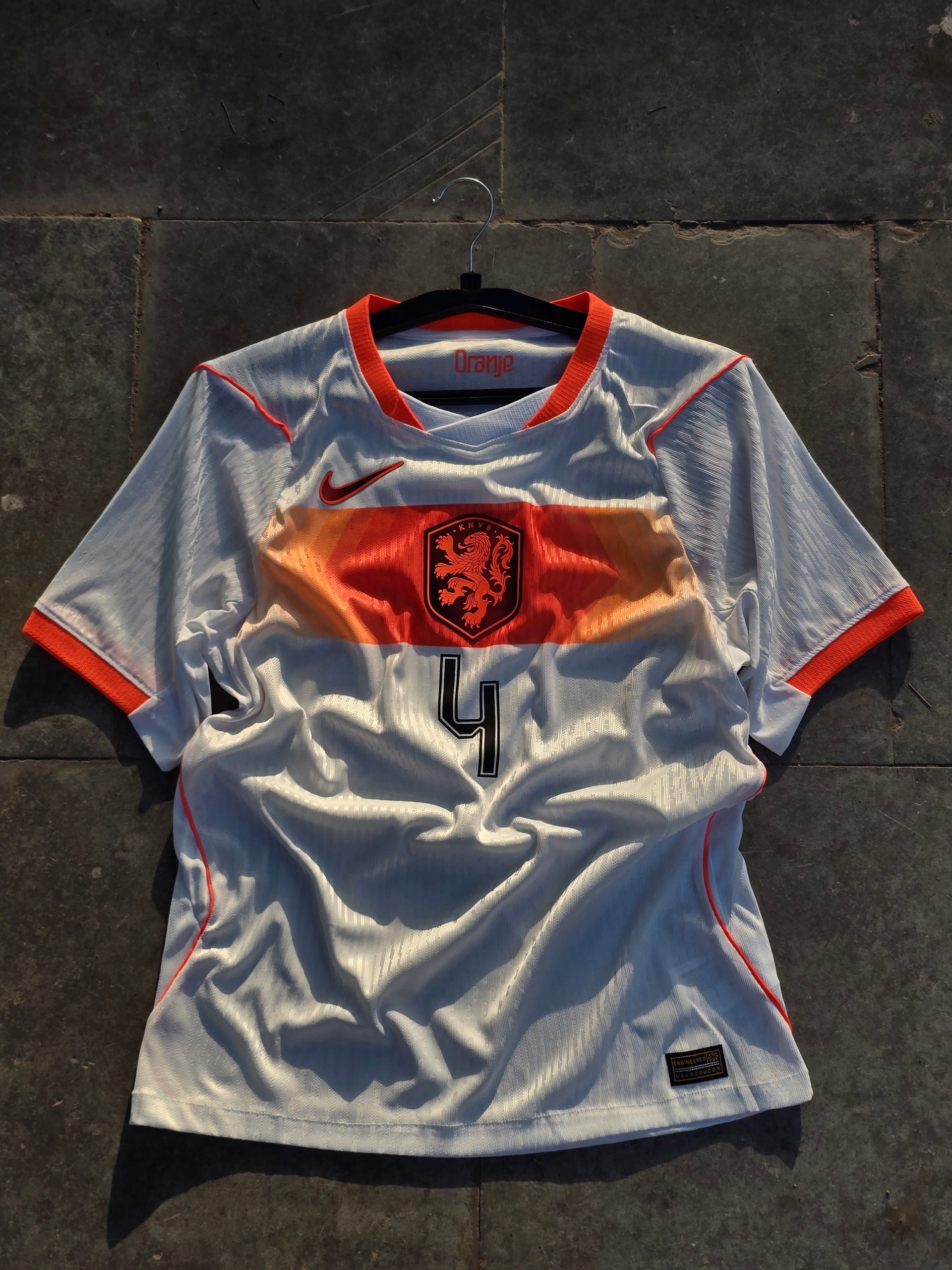 Netherlands Virgil van Dijk Away Jersey 2026 Player Edition