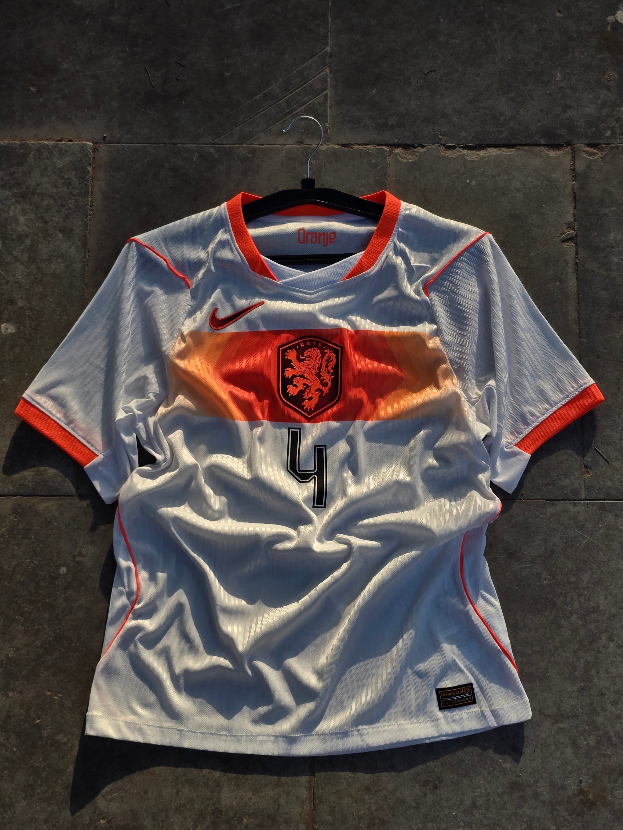 Netherlands Virgil van Dijk Away Jersey 2026 Player Edition