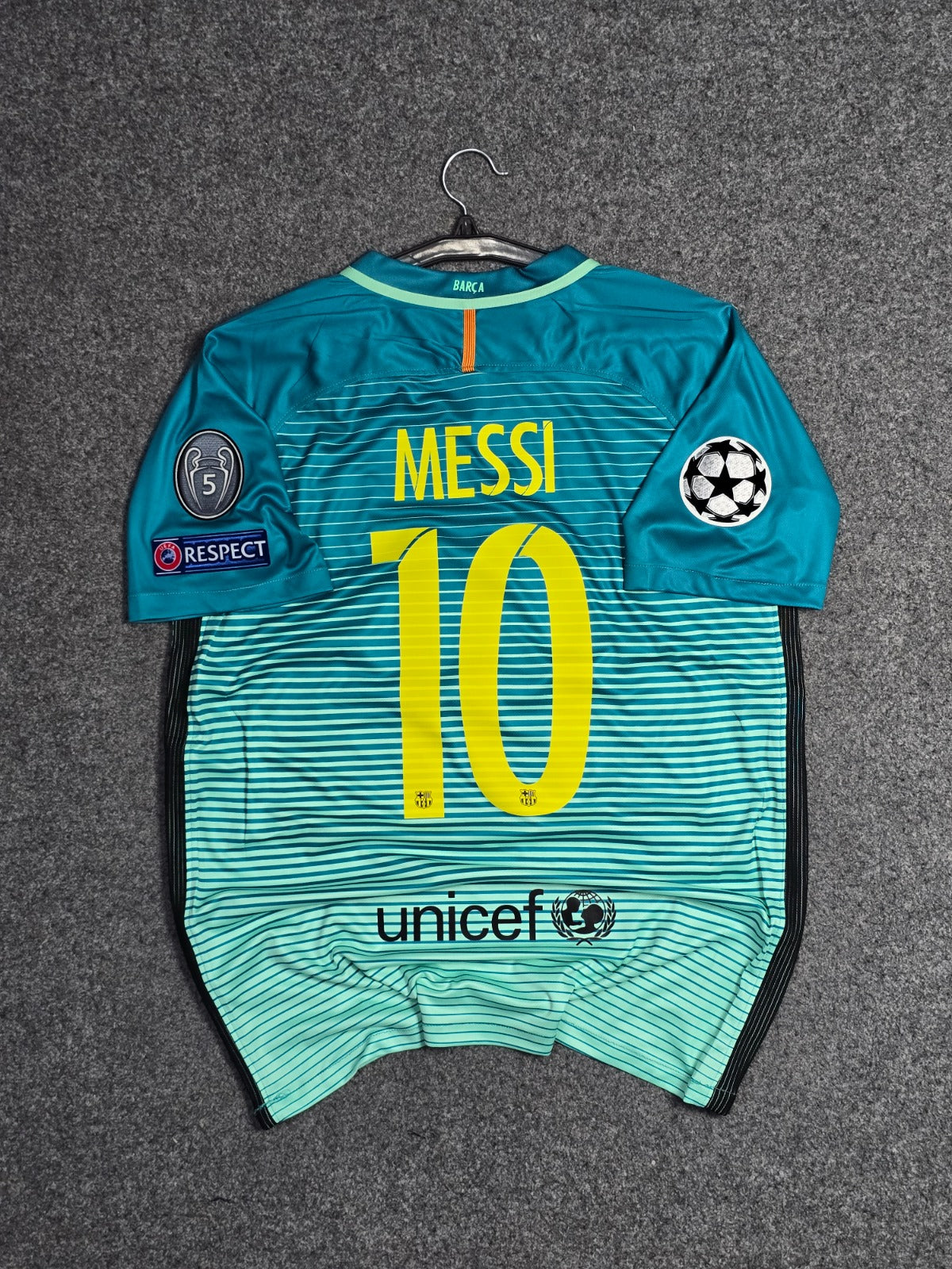 FCB 2016-17 THIRD MESSI JERSEY