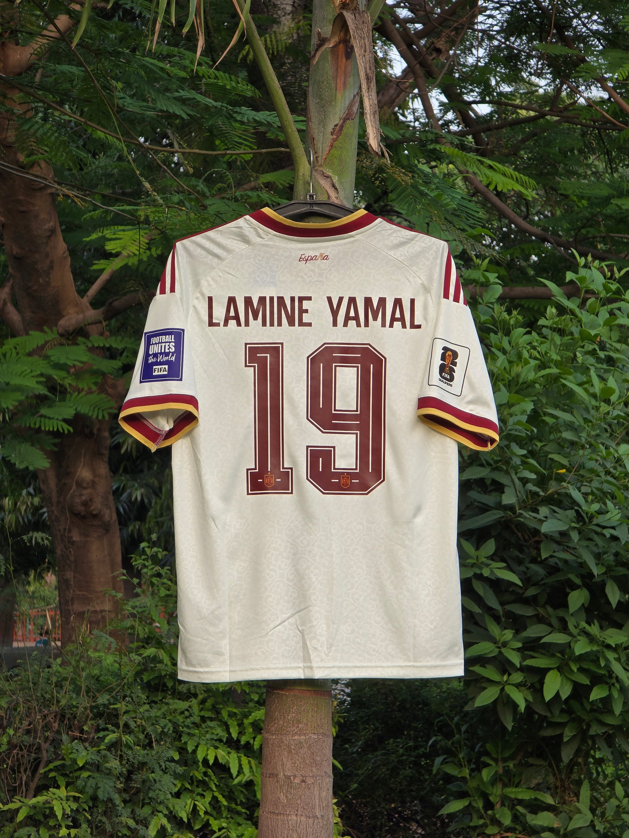 SPAIN AWAY LAMINE YAMAL PLAYER EDITION JERSEY