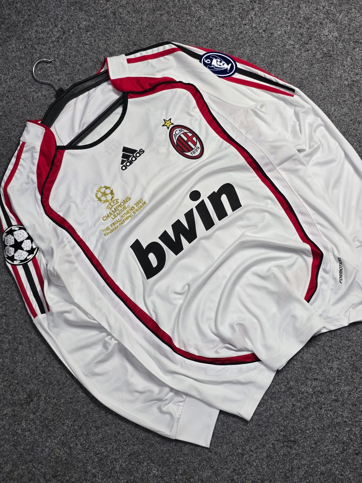 AC MILAN 2006-07 AWAY (MALDINI) FULL SLEEVE