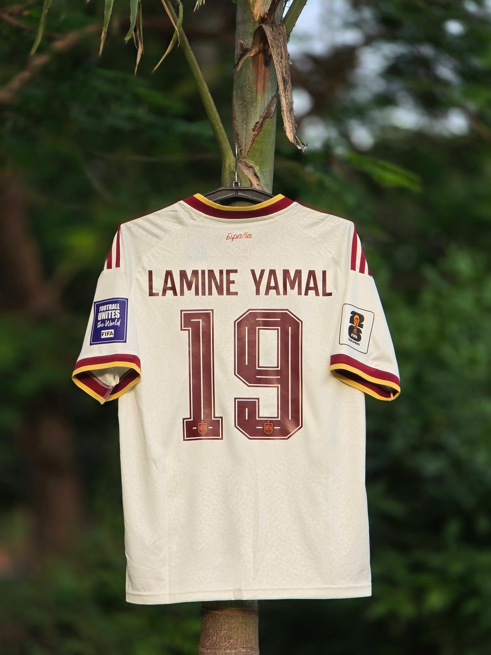 SPAIN AWAY LAMINE YAMAL PLAYER EDITION JERSEY