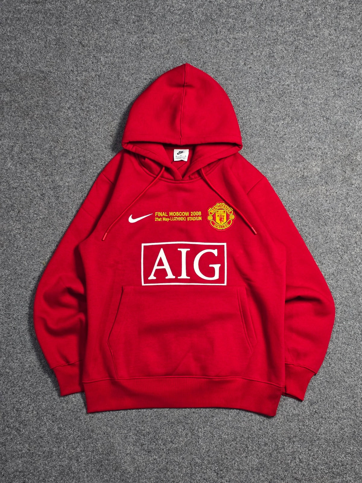 MAN UNITED 2008 HOODIE (PLAIN) HOME