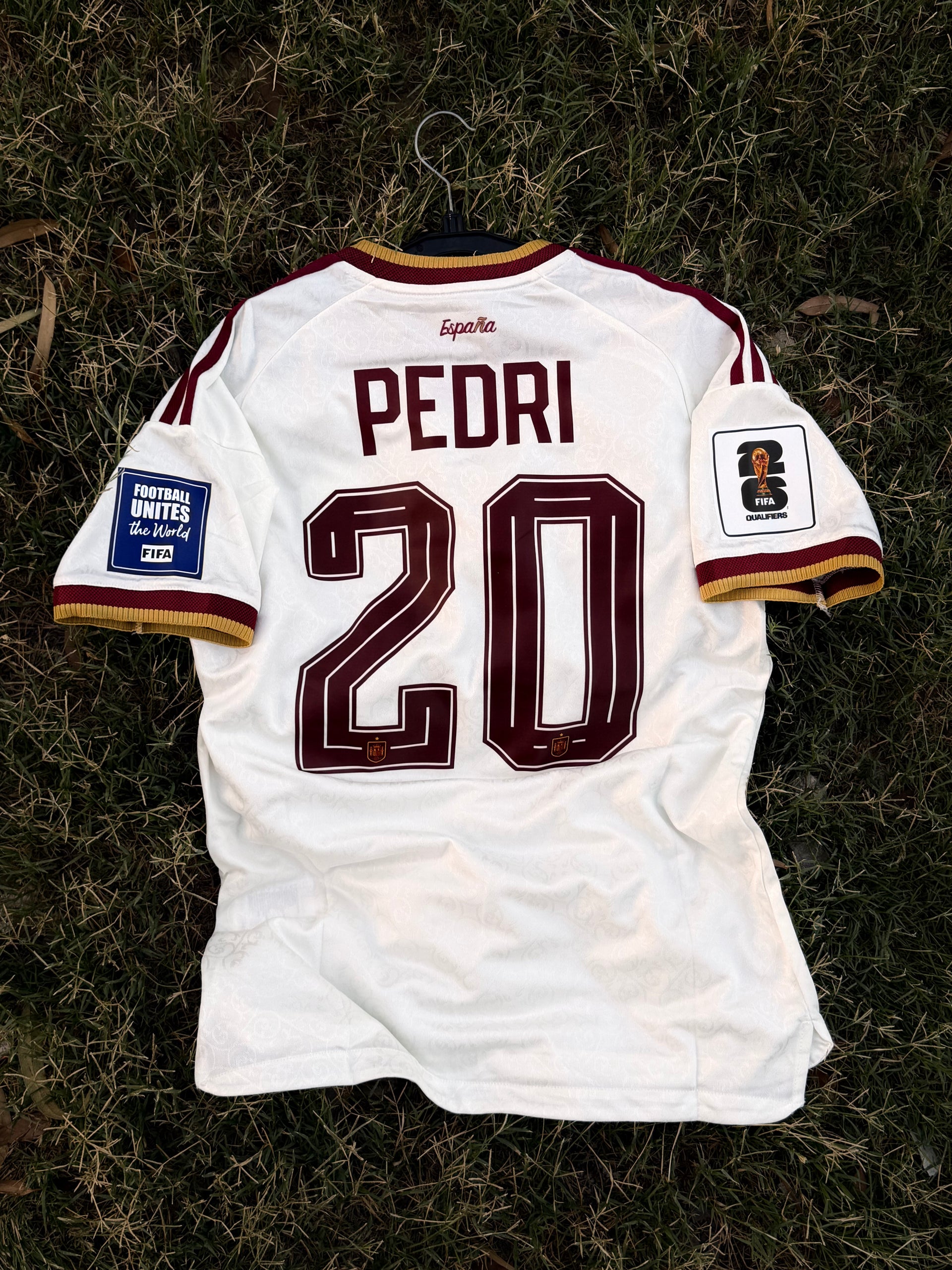 SPAIN AWAY PEDRI PLAYER EDITION JERSEY