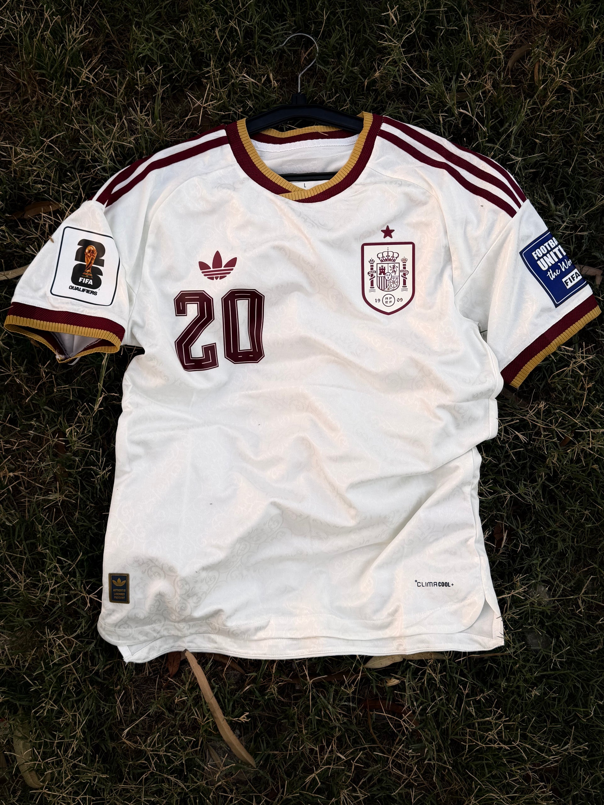 SPAIN AWAY PEDRI PLAYER EDITION JERSEY