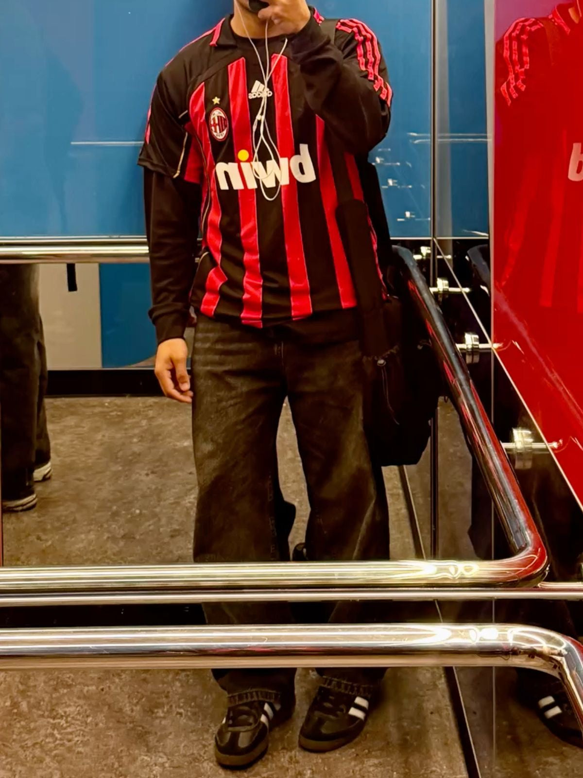 AC MILAN 2006-07 HOME (MALDINI) HALF SLEEVE