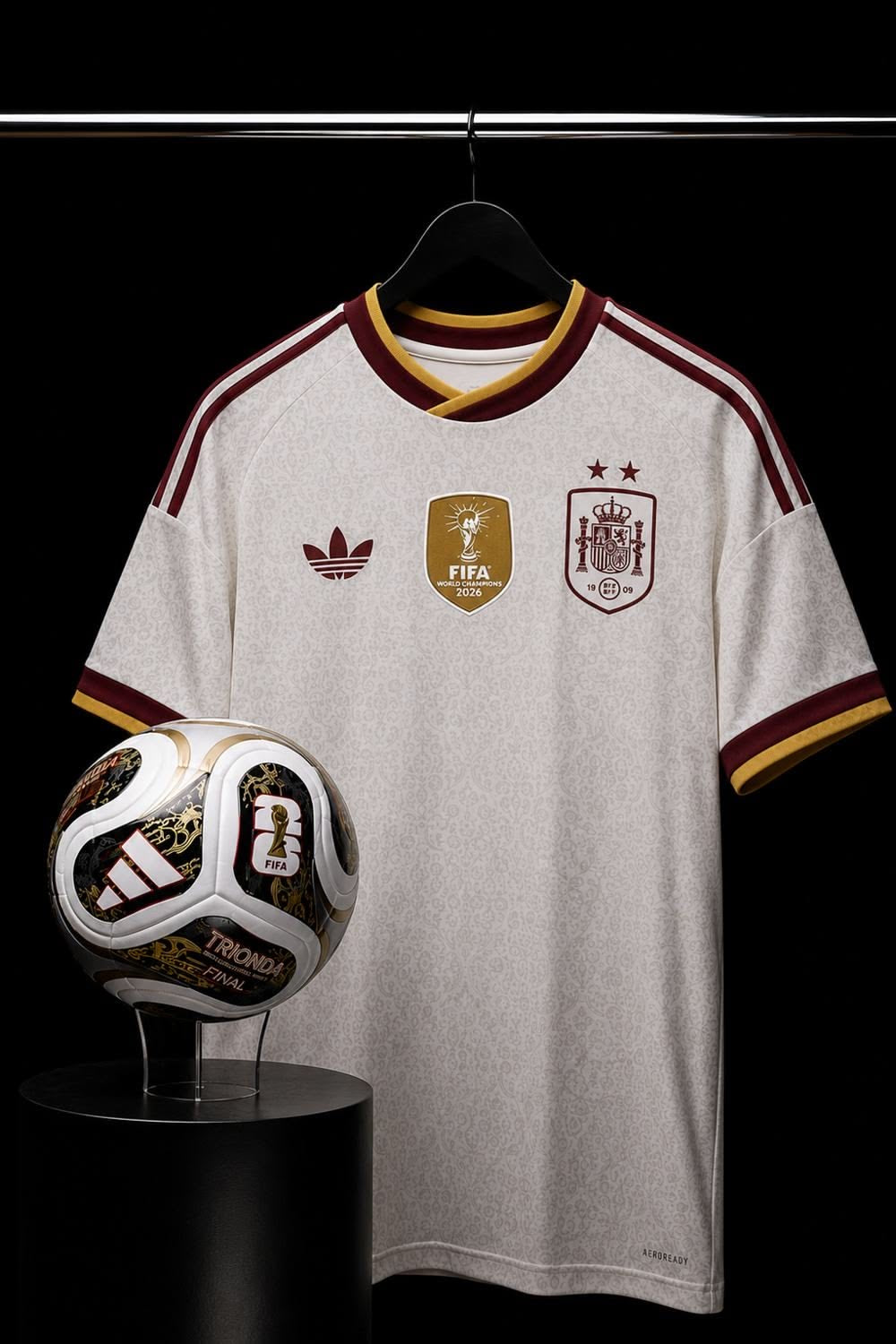 (PEDRI) SPAIN AWAY WORLD CUP 2026 WINNER (2 STAR) JERSEY