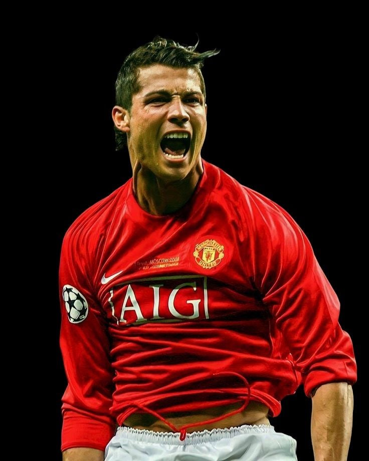 MAN UNITED 2007-08 HOME (RONALDO) FULL SLEEVE