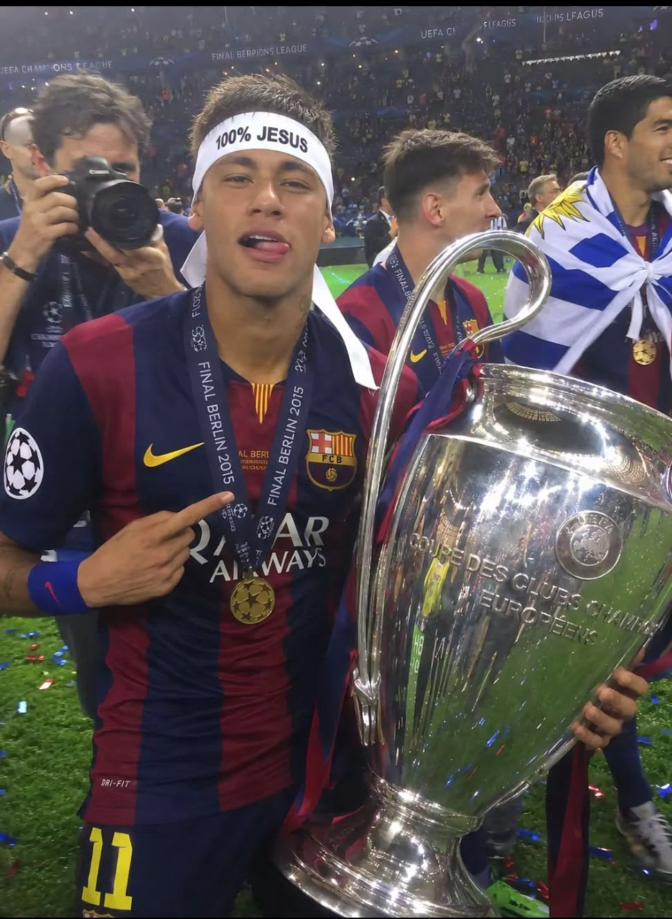 FC Barcelona 2014-15 UCL FINAL (NEYMAR) JERSEY