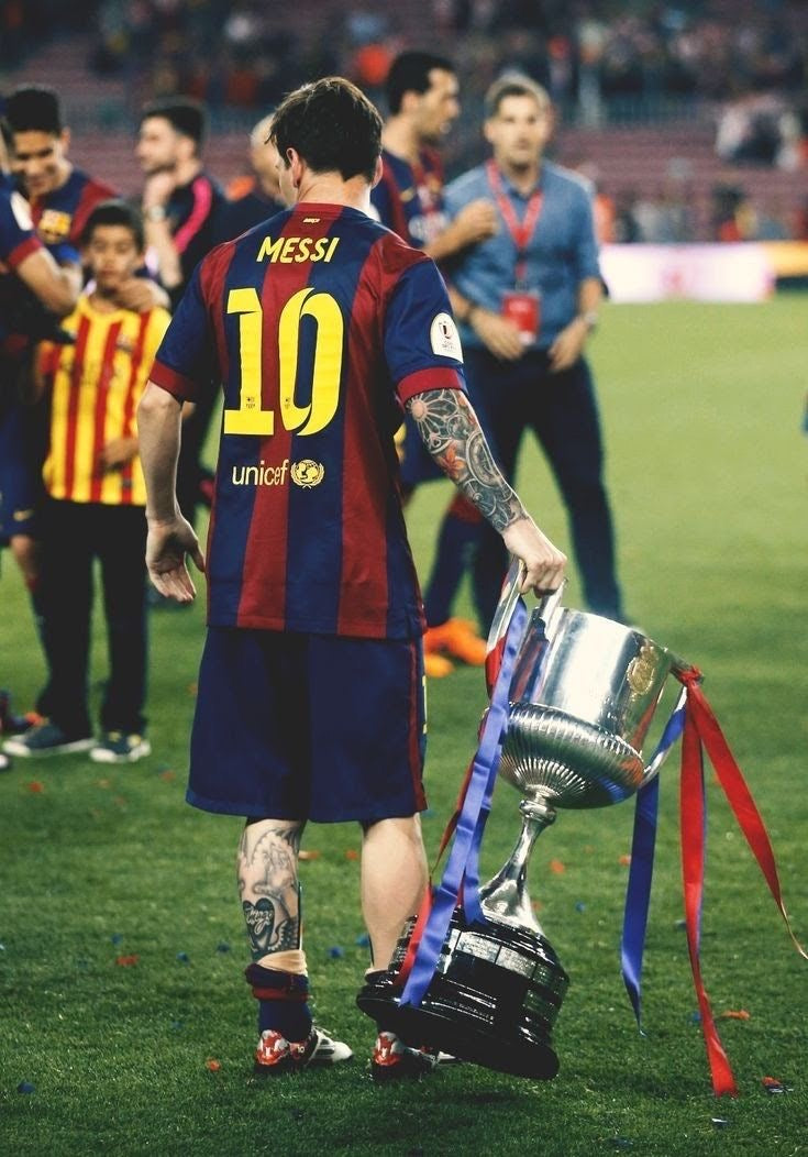 FC Barcelona 2014-15 UCL FINAL (MESSI)  JERSEY
