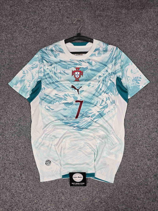 Ronaldo 7 Portugal 2026 Away Authentic Jersey Player Edition