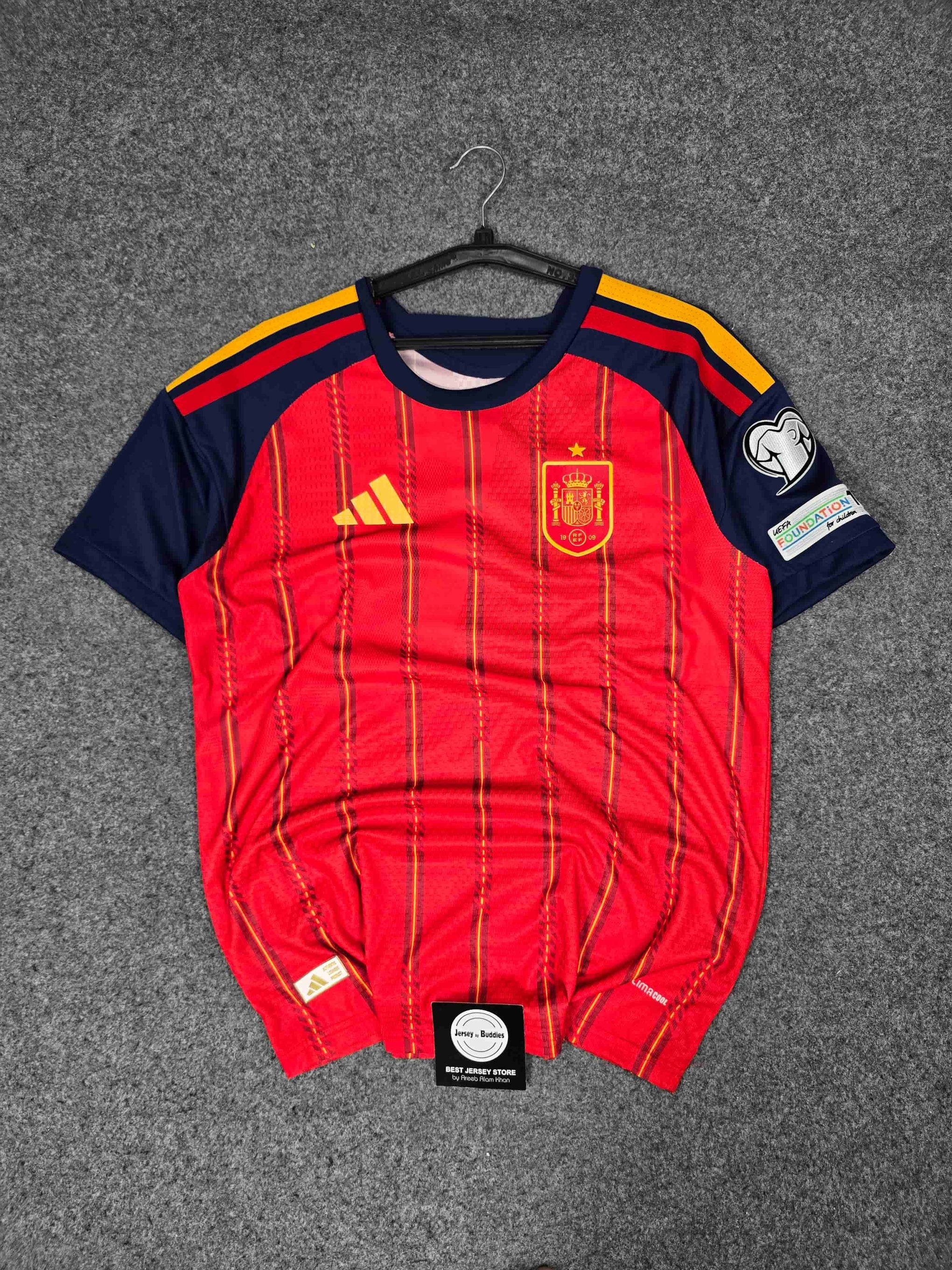 Lamine Yamal 19 Spain 2026 Home Authentic Jersey Player Edition