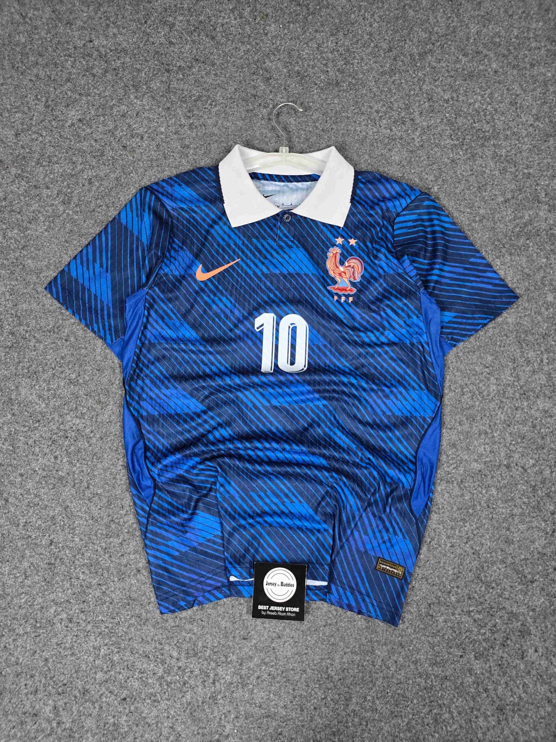 Mbappe 10 France Home Authentic Jersey Player Edition