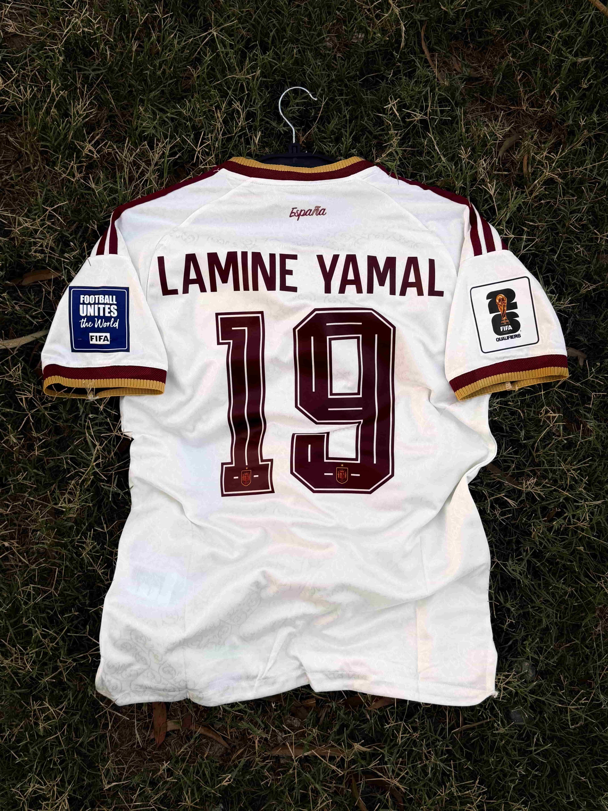 Spain Away 2026 Authentic Jersey Player Edition