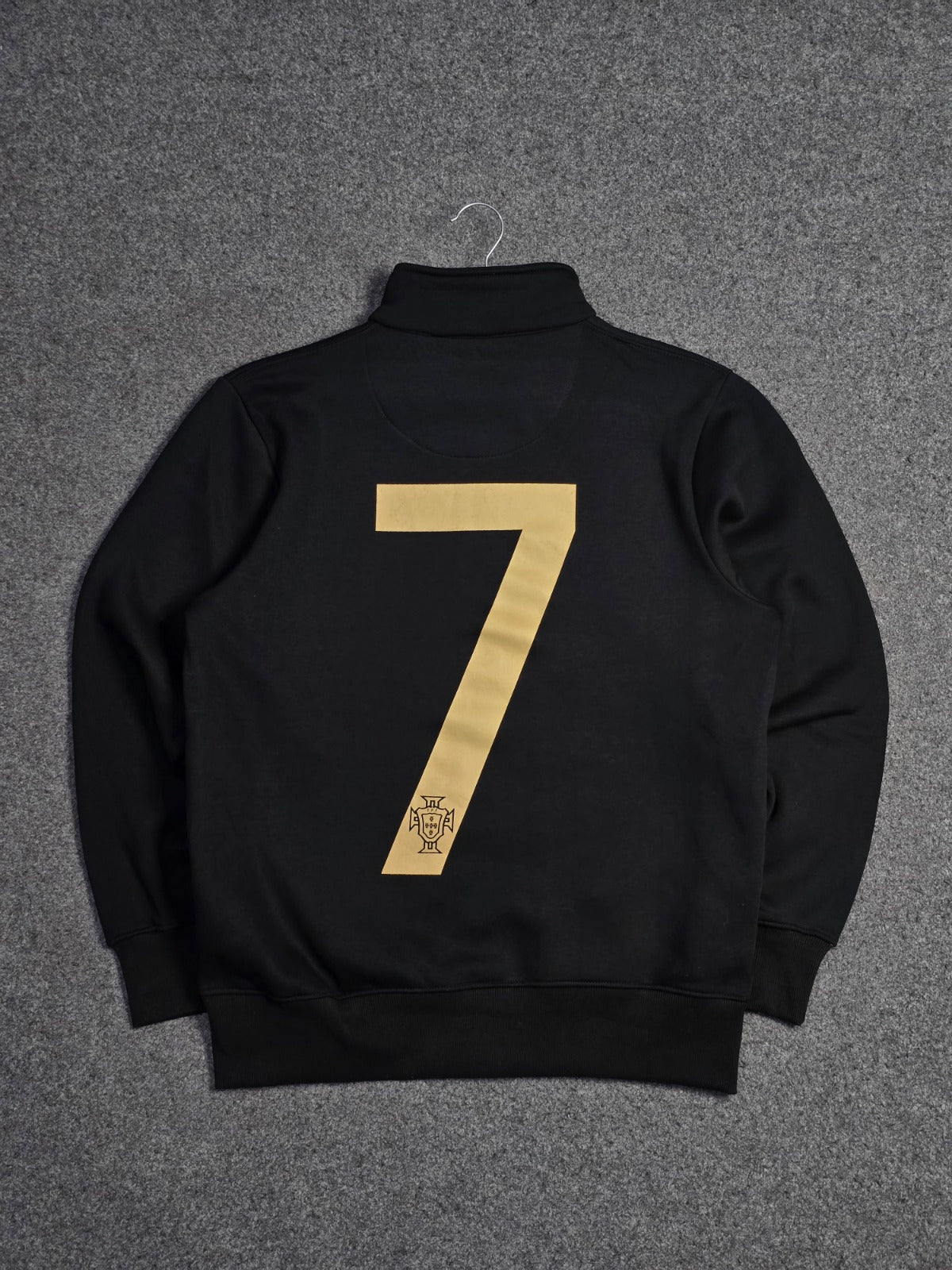 PORTUGAL BLACK CR7 ZIPPER