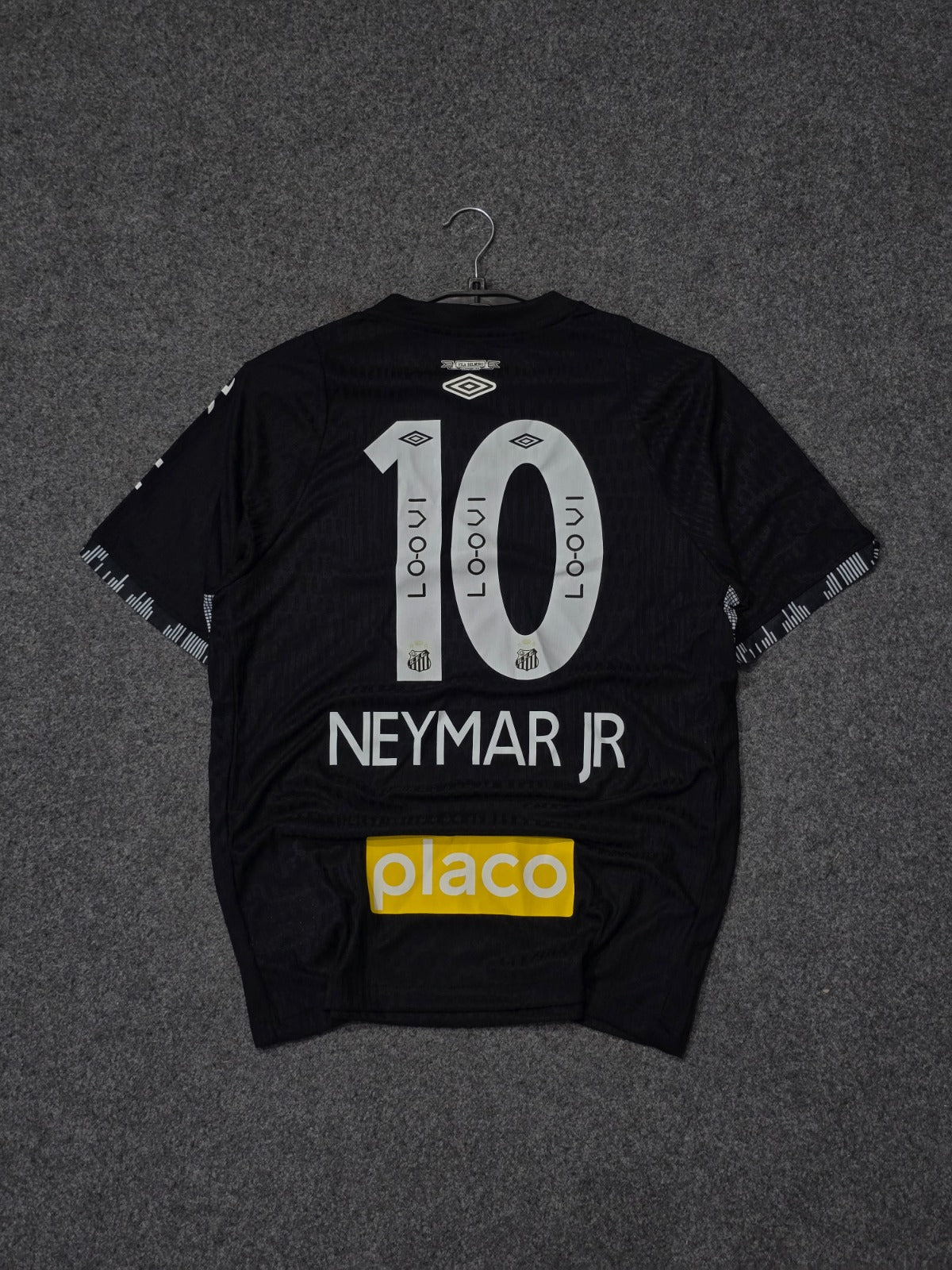 NEYMAR SANTOS BLACK PLAYER VERSION JERSEY