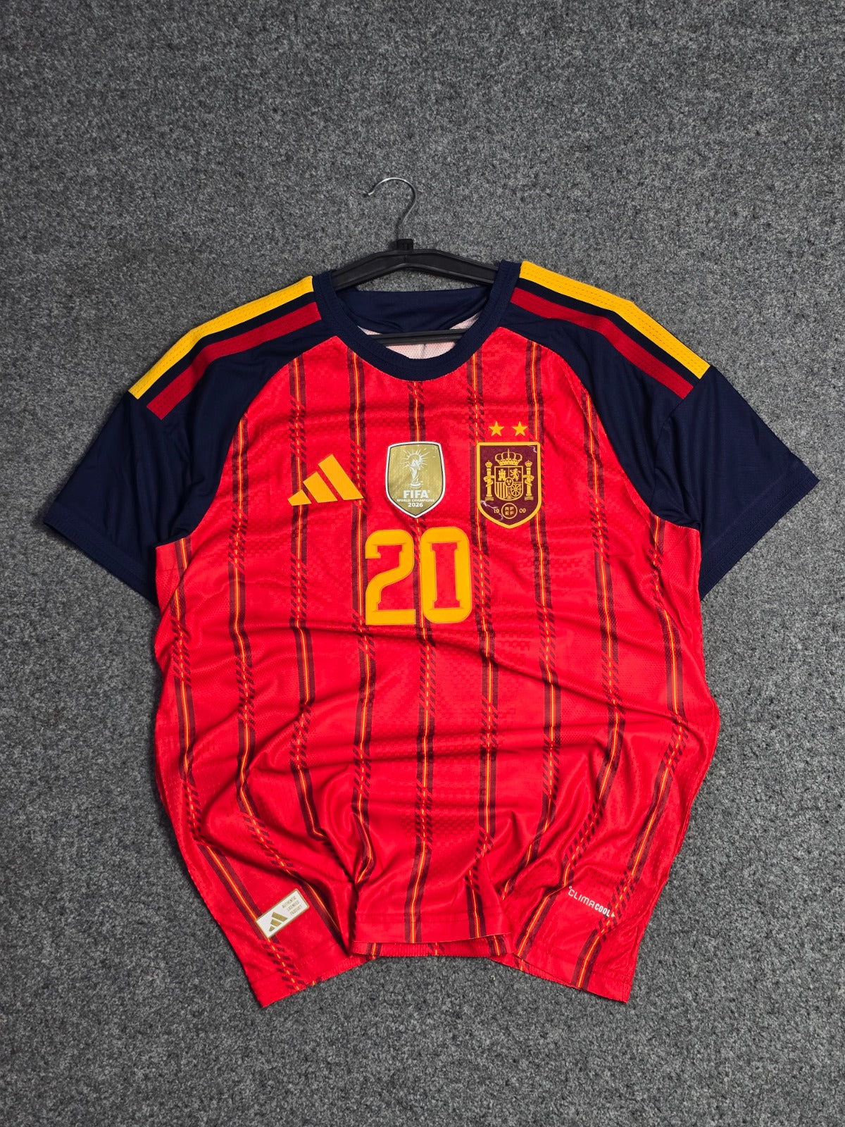(PEDRI) SPAIN HOME WORLD CUP 2026 WINNER (2 STAR) JERSEY