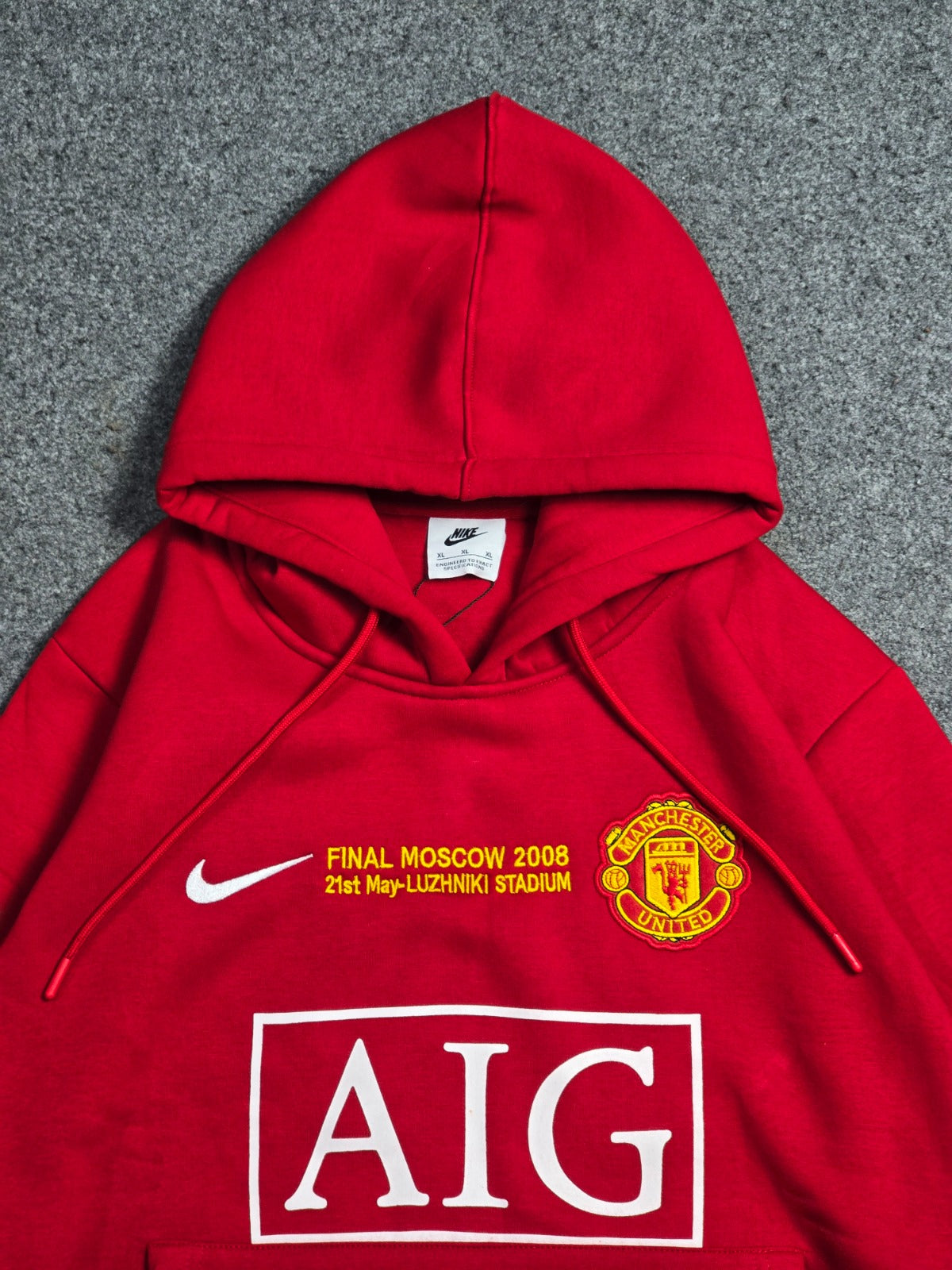 MAN UNITED 2008 HOODIE (PLAIN) HOME