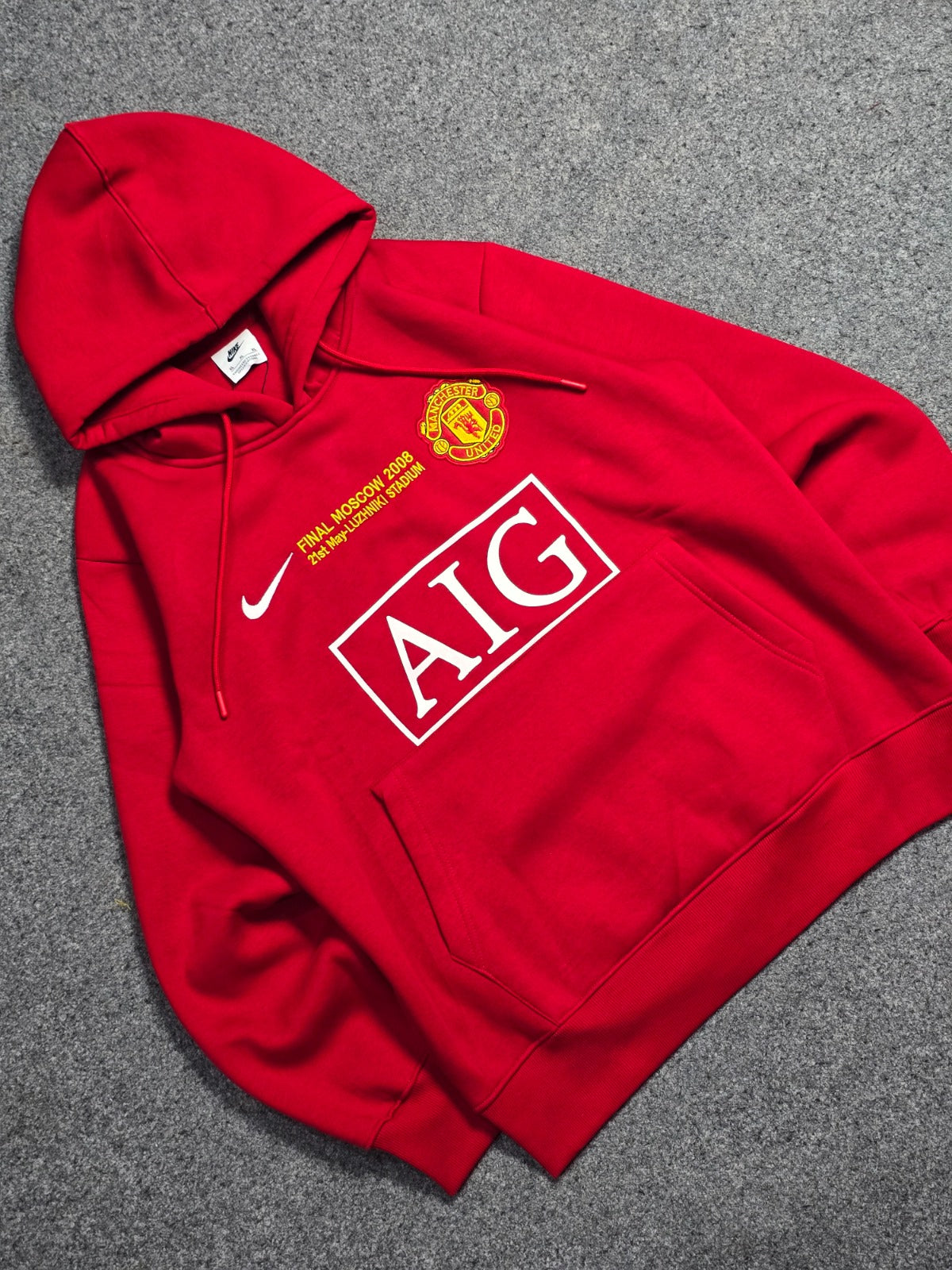 MAN UNITED 2008 HOODIE (PLAIN) HOME