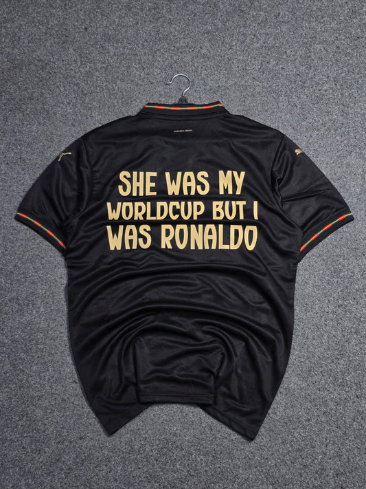 PORTUGAL (SHE WAS MY WORLDCUP) BLACK JERSEY