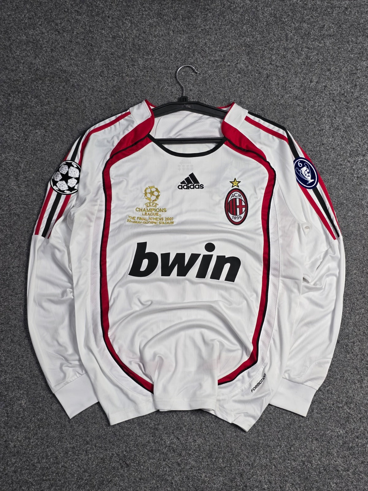 AC MILAN 2006-07 AWAY (MALDINI) FULL SLEEVE