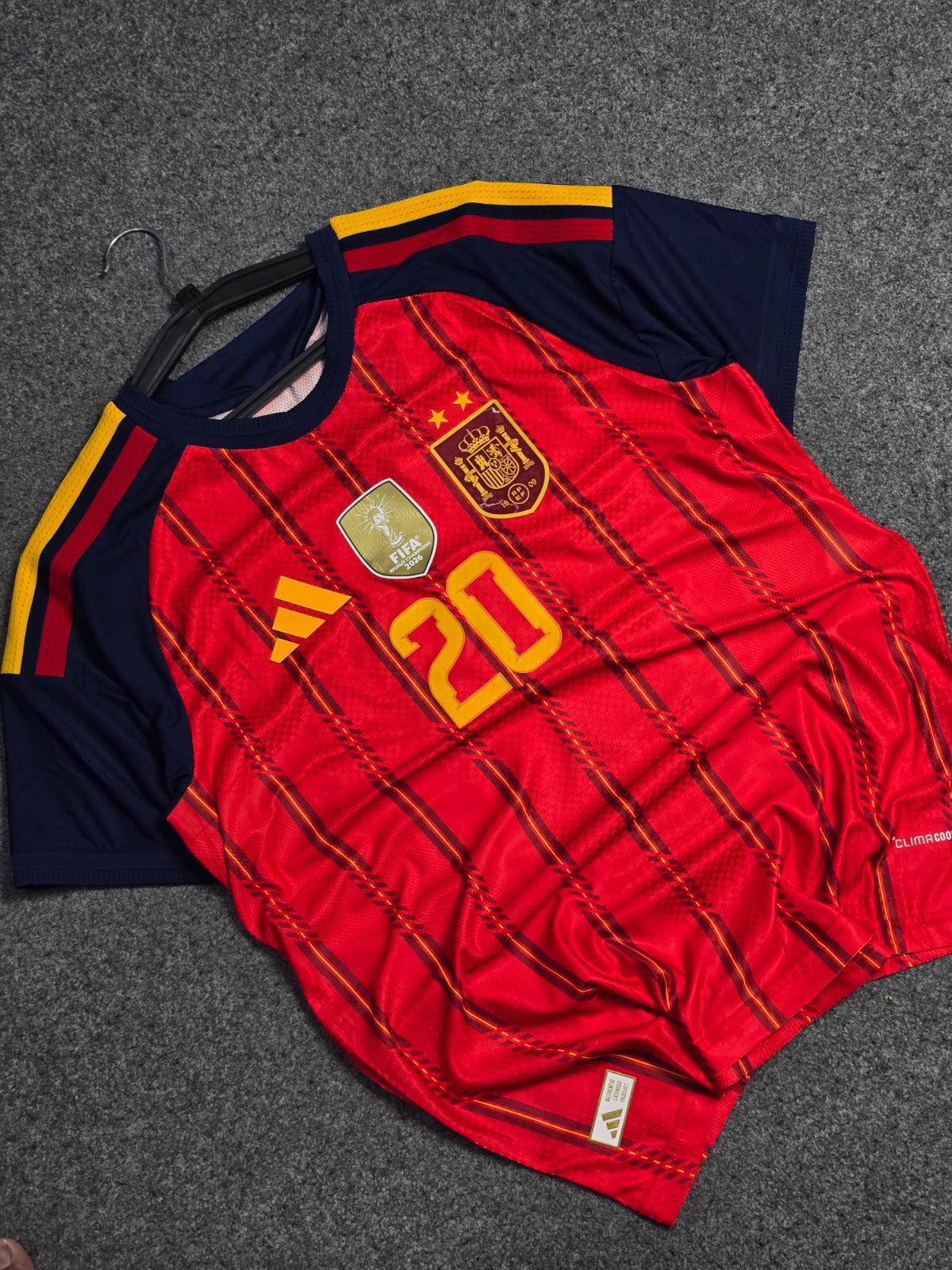 (PEDRI) SPAIN HOME WORLD CUP 2026 WINNER (2 STAR) JERSEY