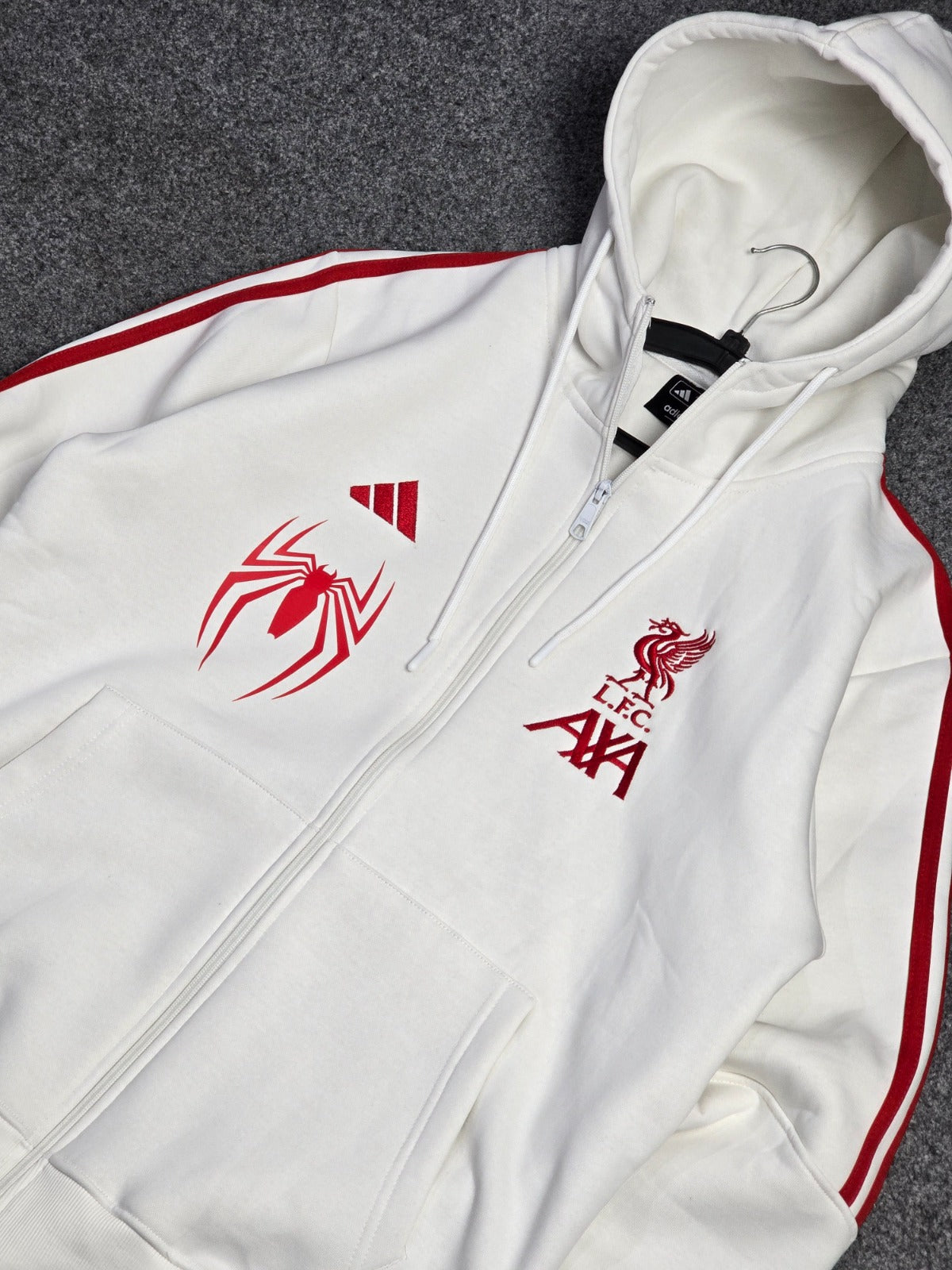 LIVERPOOL WHITE SPIDY EDITION HOODIE