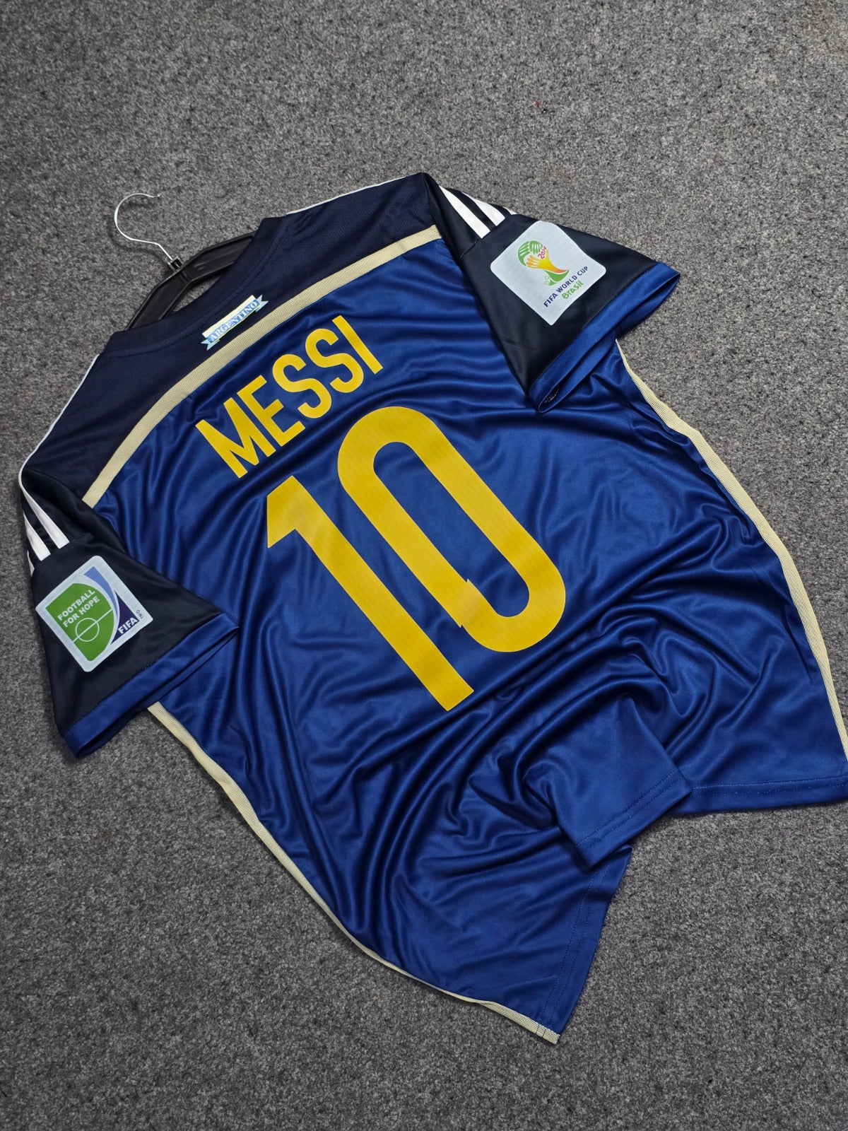 ARGENTINA 2014 AWAY MESSI FINAL JERSEY
