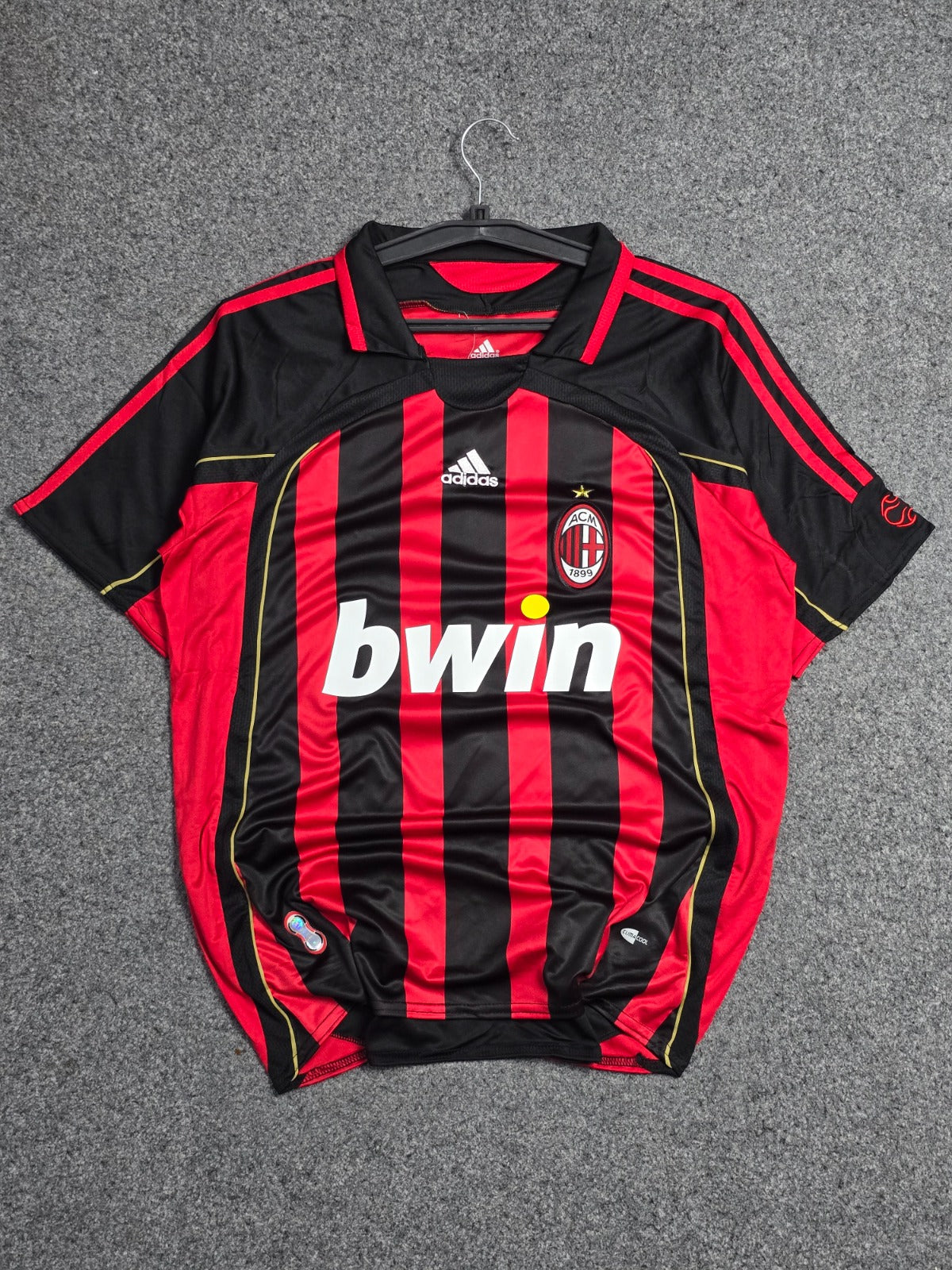 AC MILAN 2006-07 HOME (MALDINI) HALF SLEEVE